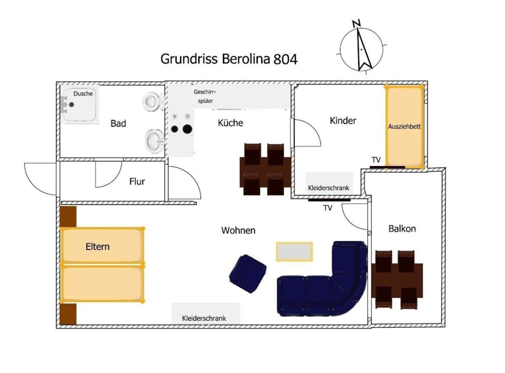 Berolina 804 Penthouse Mit Meerblick Dahme  Luaran gambar